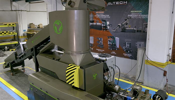 Smartech® SMT Shredder Entegreli, Geri Dönüşüm Makinası